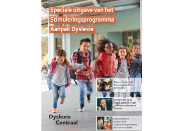 Cover tijdschrift Stimuleringsprogramma aanpak dyslexie Cover tijdschrift Stimuleringsprogramma aanpak dyslexie