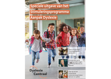 Voorkant van tijdschrift met plaatje van rennende kinderen